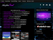 Tablet Screenshot of newwavepresets.com